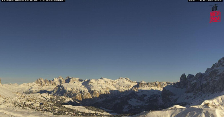 Webcam Campitello-Mazzin-Col Rodella - Canazei - Passo Pordoi - Sass Pordoi