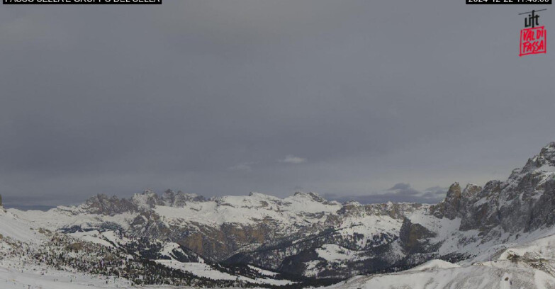 Webcam Campitello-Mazzin-Col Rodella - Canazei - Passo Pordoi - Sass Pordoi