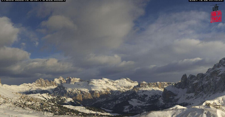 Webcam Campitello-Mazzin-Col Rodella - Canazei - Passo Pordoi - Sass Pordoi