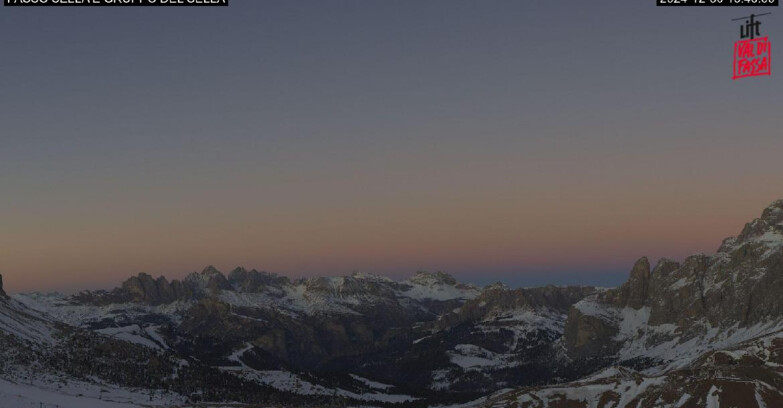 Webcam Campitello-Mazzin-Col Rodella - Canazei - Passo Pordoi - Sass Pordoi