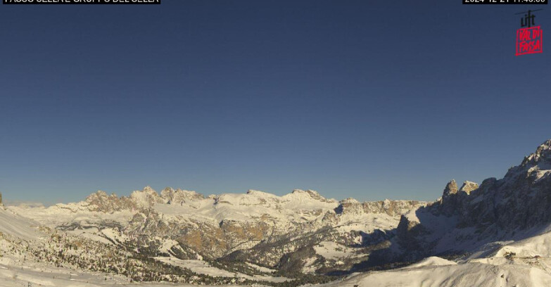 Webcam Campitello-Mazzin-Col Rodella - Campitello di Fassa - Canazei - Gruppo del Sella