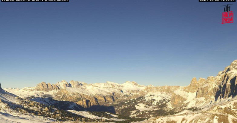 Webcam Campitello-Mazzin-Col Rodella - Campitello di Fassa - Canazei - Gruppo del Sella