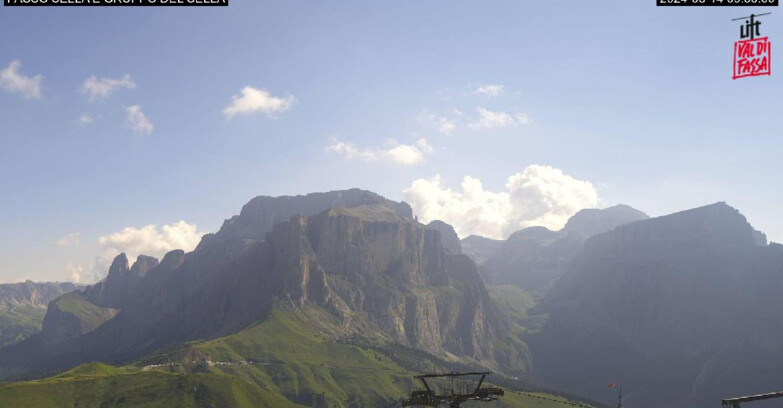 Webcam Campitello-Mazzin-Col Rodella - Campitello di Fassa - Canazei - Gruppo del Sella