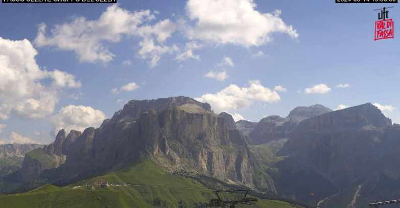 Webcam Campitello-Mazzin-Col Rodella - Campitello di Fassa - Canazei - Gruppo del Sella