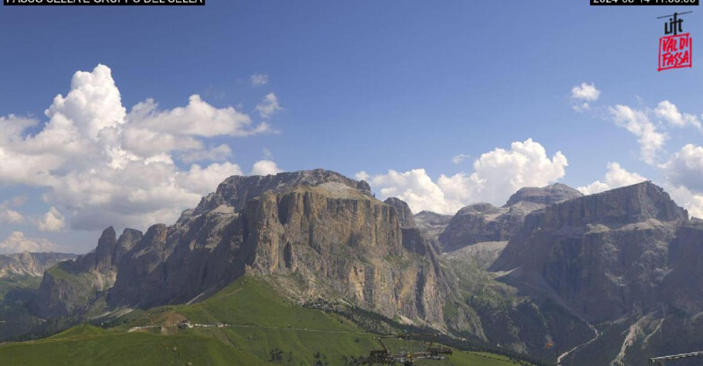 Webcam Campitello-Mazzin-Col Rodella - Campitello di Fassa - Canazei - Gruppo del Sella