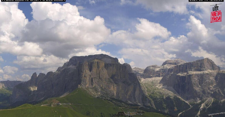 Webcam Campitello-Mazzin-Col Rodella - Campitello di Fassa - Canazei - Gruppo del Sella