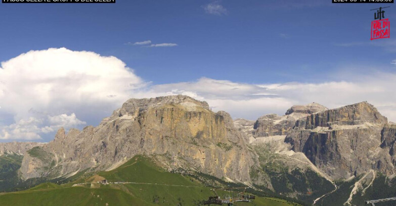 Webcam Campitello-Mazzin-Col Rodella - Campitello di Fassa - Canazei - Gruppo del Sella