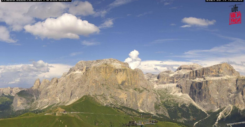 Webcam Campitello-Mazzin-Col Rodella - Campitello di Fassa - Canazei - Gruppo del Sella