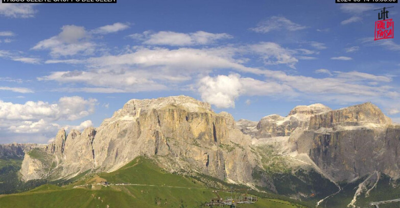 Webcam Campitello-Mazzin-Col Rodella - Campitello di Fassa - Canazei - Gruppo del Sella