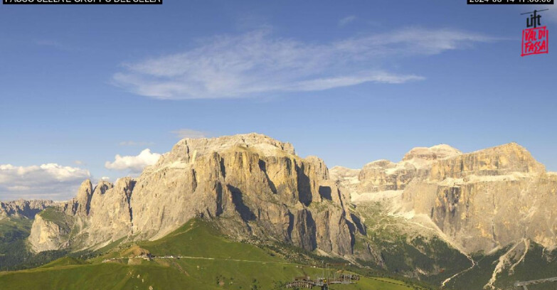 Webcam Campitello-Mazzin-Col Rodella - Campitello di Fassa - Canazei - Gruppo del Sella