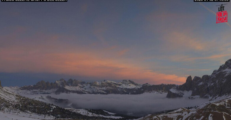 Webcam Кампителло-Маццин-Кол-Роделла  - Campitello di Fassa - Canazei - Gruppo del Sella