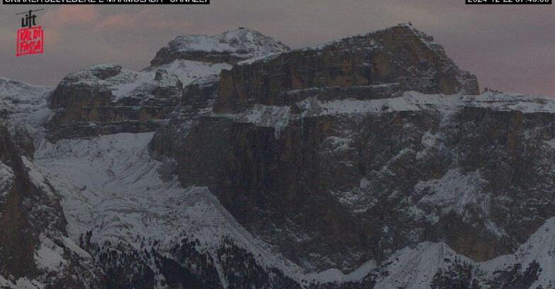 Webcam Campitello-Mazzin-Col Rodella - Canazei - Marmolada