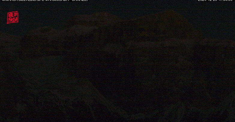 Webcam Campitello-Mazzin-Col Rodella - Canazei - Marmolada