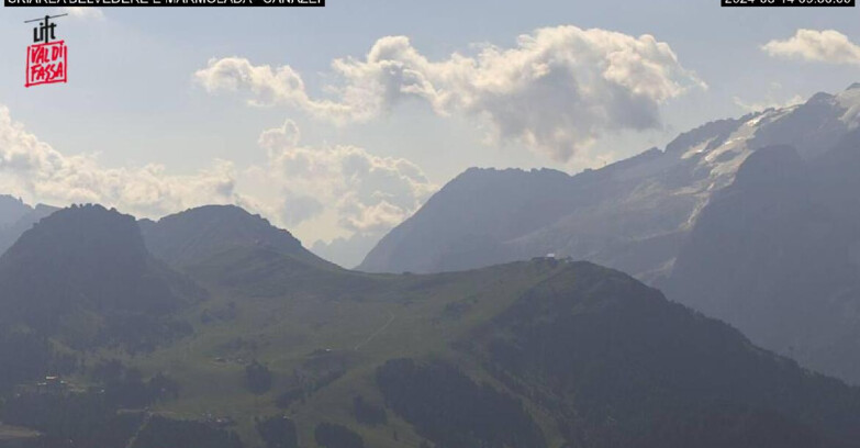 Webcam Campitello-Mazzin-Col Rodella  - Canazei - Marmolada