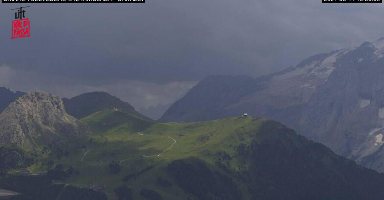 Webcam Campitello-Mazzin-Col Rodella - Canazei - Marmolada