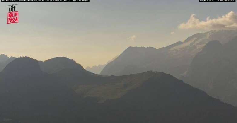 Webcam Campitello-Mazzin-Col Rodella  - Canazei - Marmolada