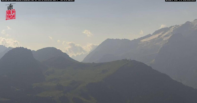 Webcam Campitello-Mazzin-Col Rodella - Canazei - Marmolada