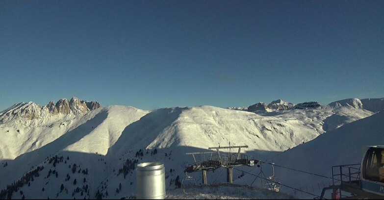 Webcam Pozza di Fassa-Aloch-Buffaure  - Col de Valvacin - Stazione a Monte