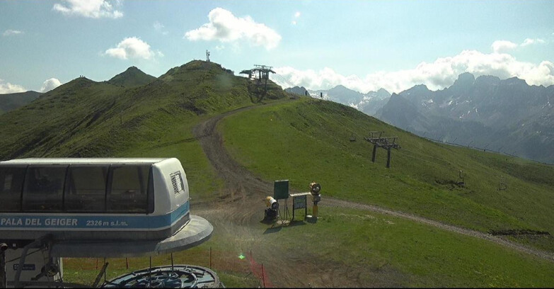 Webcam Pozza di Fassa-Aloch-Buffaure  - Col de Valvacin - Stazione a Monte