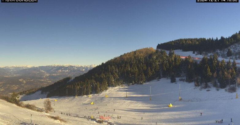 Webcam Monte Bondone - Pista Cordela 