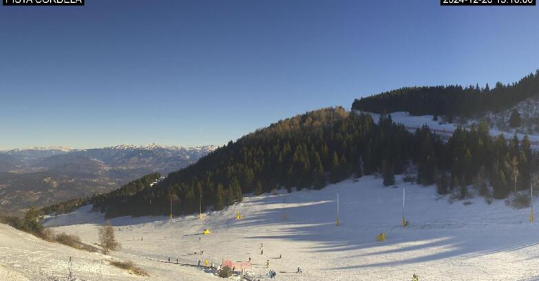 Webcam Monte Bondone - Slope Cordela and snowpark