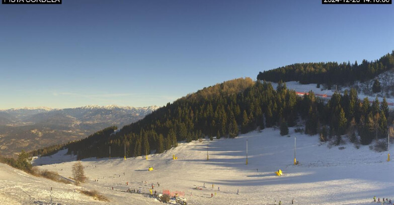 Webcam Monte Bondone - Slope Cordela and snowpark