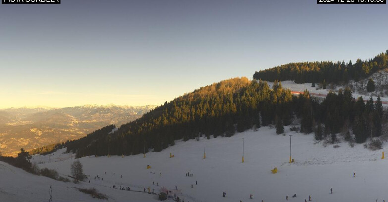 Webcam Monte Bondone - Slope Cordela and snowpark