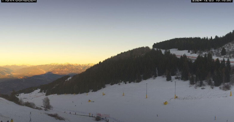 Webcam Monte Bondone - Slope Cordela and snowpark