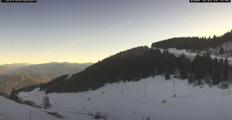 Webcam Monte Bondone - Slope Cordela and snowpark