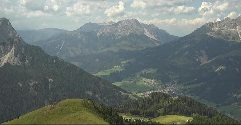 Webcam Pozza di Fassa-Aloch-Buffaure  - Cabinovia Buffaure - Stazione a Monte