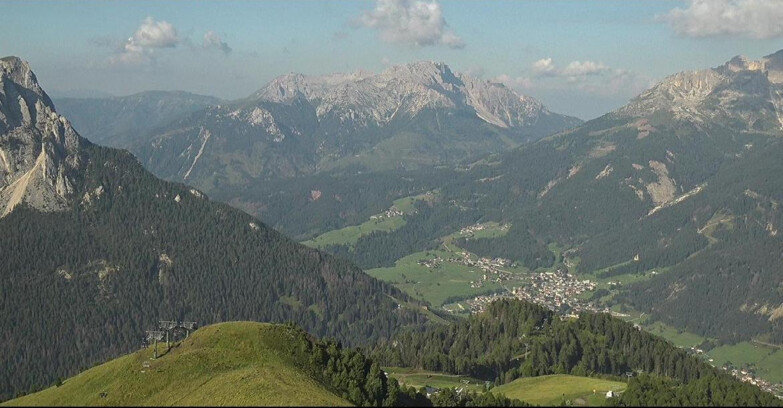 Webcam Pozza di Fassa-Aloch-Buffaure  - Cabinovia Buffaure - Stazione a Monte