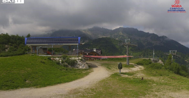 Webcam Folgarida-Marilleva  (Skiarea Campiglio Dolomiti di Brenta - Val di Sole Val Rendena) - Seggiovia Orso Bruno 