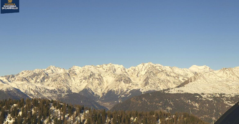 Webcam Folgarida-Marilleva  (Skiarea Campiglio Dolomiti di Brenta - Val di Sole Val Rendena) - Gruppo Ortles Cevedale 