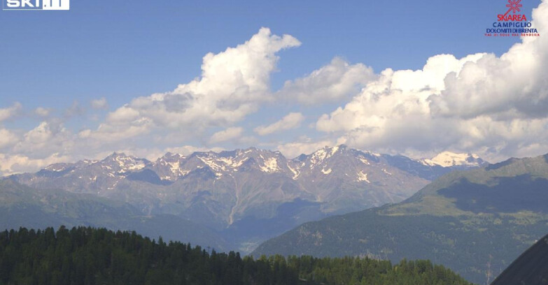 Webcam Folgarida-Marilleva  (Skiarea Campiglio Dolomiti di Brenta - Val di Sole Val Rendena) - Gruppo Ortles Cevedale 