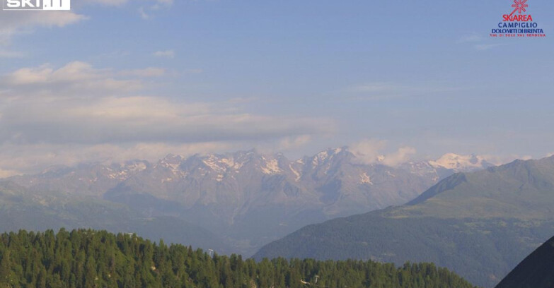 Webcam Folgarida-Marilleva  (Skiarea Campiglio Dolomiti di Brenta - Val di Sole Val Rendena) - Gruppo Ortles Cevedale 