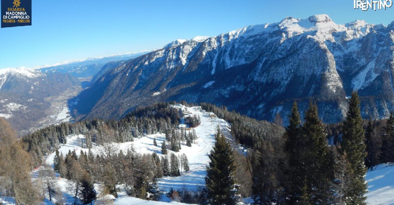 Webcam Skiarea Campiglio Dolomiti di Brenta Val di Sole Val Rendena - Folgarida Malghet Aut 