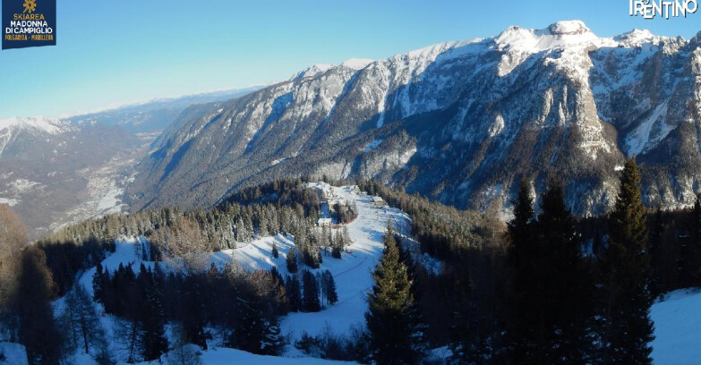 Webcam Skiarea Campiglio Dolomiti di Brenta Val di Sole Val Rendena - Folgarida Malghet Aut 