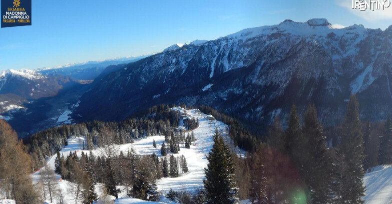 Webcam Skiarea Campiglio Dolomiti di Brenta Val di Sole Val Rendena - Folgarida Malghet Aut 