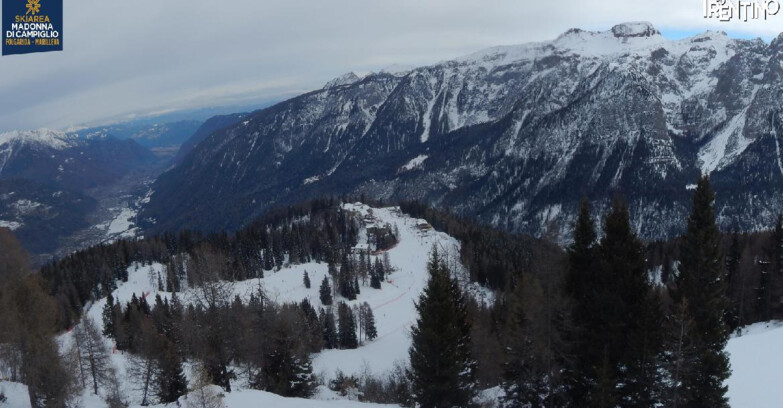 Webcam Skiarea Campiglio Dolomiti di Brenta Val di Sole Val Rendena - Folgarida Malghet Aut 