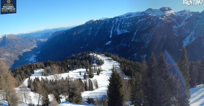 Webcam Folgarida-Marilleva  (Skiarea Campiglio Dolomiti di Brenta - Val di Sole Val Rendena) - Folgarida Malghet Aut 