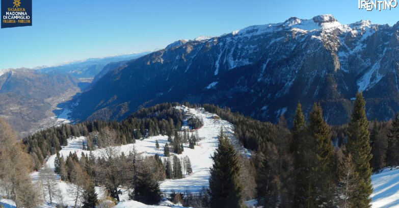 Webcam Folgarida-Marilleva  (Skiarea Campiglio Dolomiti di Brenta - Val di Sole Val Rendena) - Folgarida Malghet Aut 