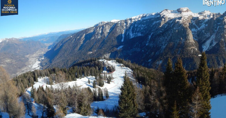 Webcam Folgarida-Marilleva  (Skiarea Campiglio Dolomiti di Brenta - Val di Sole Val Rendena) - Folgarida Malghet Aut 