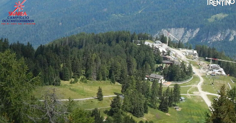 Webcam Skiarea Campiglio Dolomiti di Brenta Val di Sole Val Rendena - Folgarida Malghet Aut 