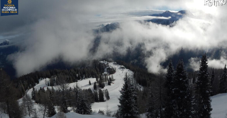 Webcam Skiarea Campiglio Dolomiti di Brenta Val di Sole Val Rendena - Folgarida Malghet Aut 