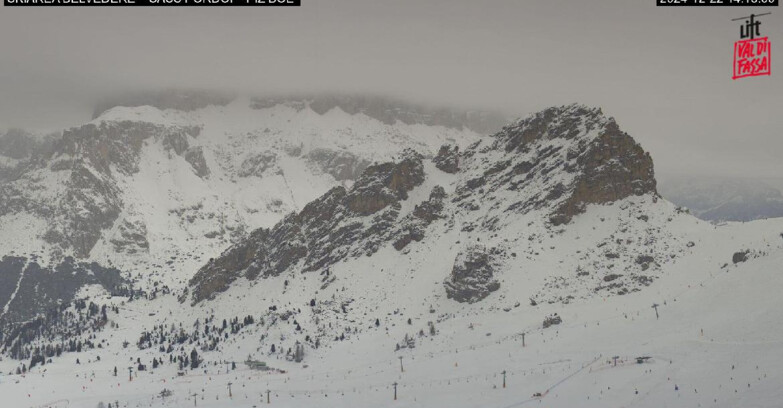 Webcam Canazei-Belvedere  - SKIAREA BELVEDERE 