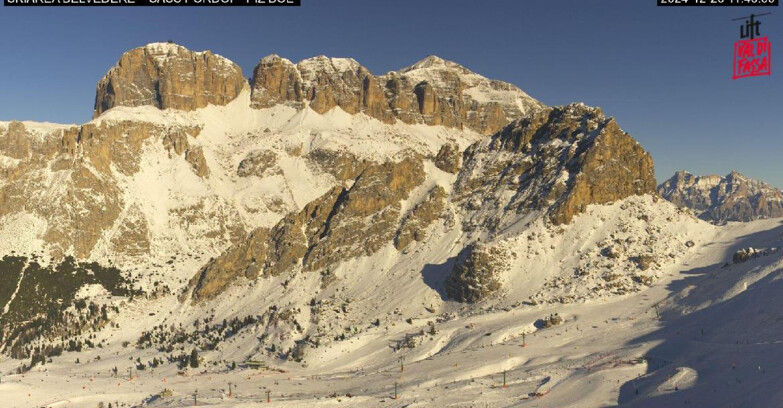 Webcam Canazei-Belvedere - SKIAREA BELVEDERE 