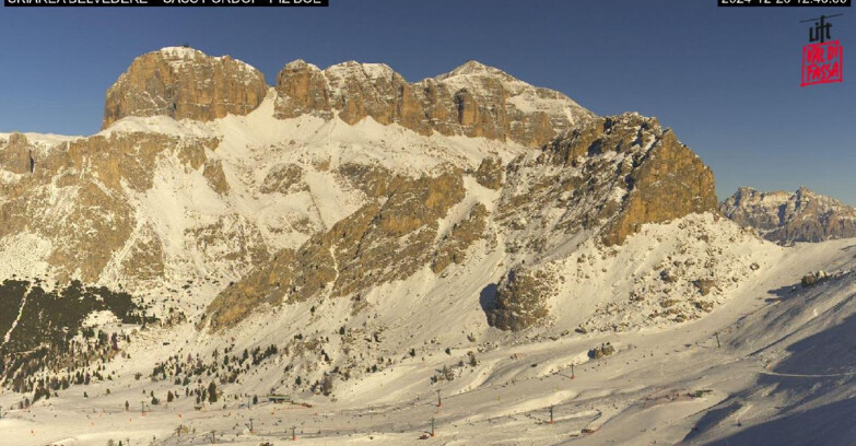 Webcam Canazei-Belvedere - SKIAREA BELVEDERE 