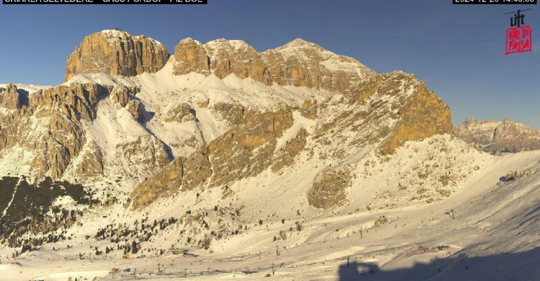 Webcam Canazei-Belvedere - SKIAREA BELVEDERE 