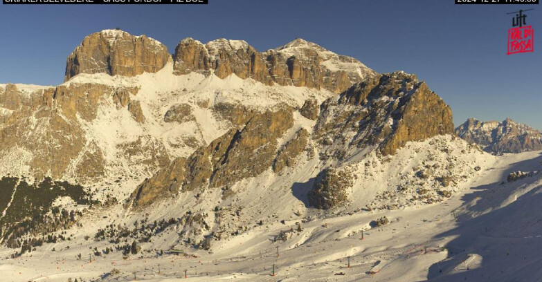 Webcam Canazei-Belvedere - SKIAREA BELVEDERE 