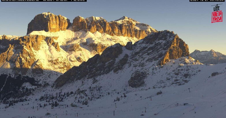 Webcam Canazei-Belvedere - SKIAREA BELVEDERE 